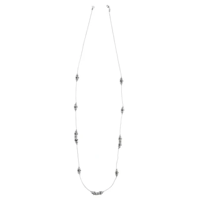 Afbeelding van Behave Lange ketting met decoratieve kralen en steentjes
