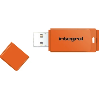 Afbeelding van Integral 16GB USB3.0 drive NEON ORANGE UP TO R 80 W 10 MBS USB flash Type A 3.2 Gen 1 (3.1 1) Oranje