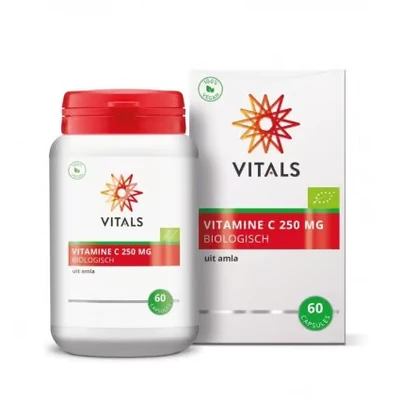 Afbeelding van Vitals Vitamine C 250 mg Biologisch Capsules