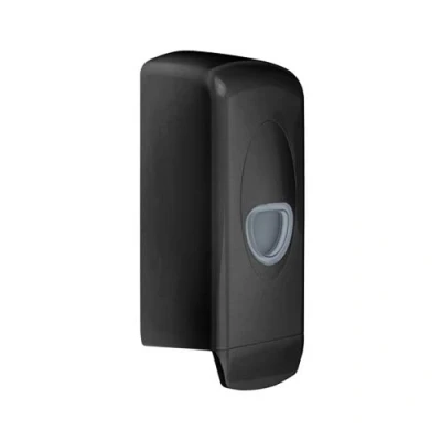 Afbeelding van PlastiQline 2020 kunststof zeepdispenser 1000 ml navulbaar PQB20Soap10 2 zwart