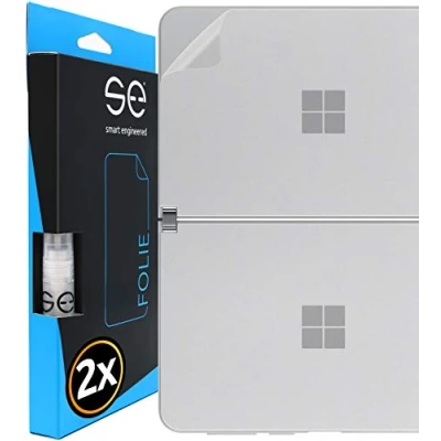 Afbeelding van smart engineered [2 stuks ontspiegelde 3D beschermfolie voor de achterkant compatibel met Microsoft Surface Duo, mat, zelfherstellende bescherming tegen vuil en krassen, backcover, oud. beschermend