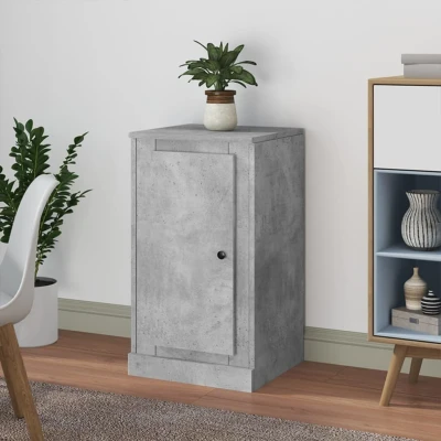 Afbeelding van Dressoir 37,5x35,5x67,5 cm bewerkt hout betongrijs