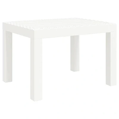 Afbeelding van Tuintafel 59x47x40 cm PP wit