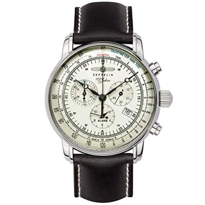 Afbeelding van Zeppelin MIT AL Chronograaf, Heren, Maat: One Size, Beige