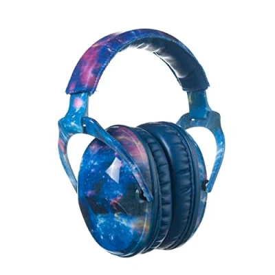 Afbeelding van PROTEAR Kinderoorbeschermers, gehoorbescherming voor kinderen, verstelbare geluidsbescherming, hoofdtelefoon concert met SNR 28dB (blauw, blauw nebula)
