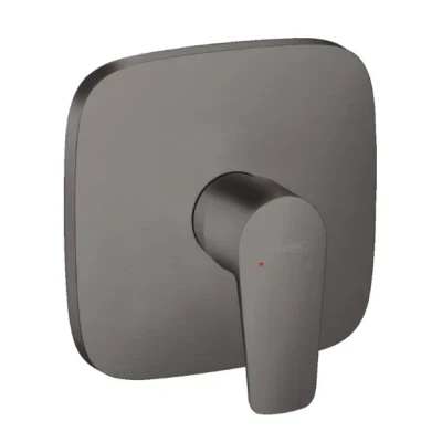 Afbeelding van Hansgrohe afbouwdeel douchemengkraan talis e 1 greeps inbouw geborsteld zwart chroom 71765340