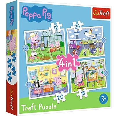 Afbeelding van Peppa Pig 4 in 1 Puzzel 5900511343595