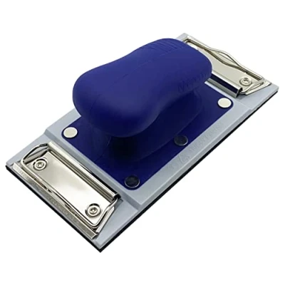 Afbeelding van Tivoly XT101520001 Schuurwig, rechthoekig, 92 x 185, zelfhechtend en tang, ergonomisch, blauw/grijs