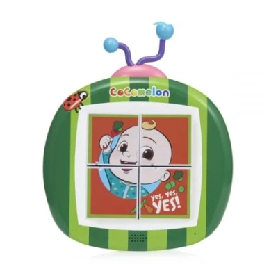 Afbeelding van CoComelon Toys Musical Clever Building Blocks Kleuterschools educatief speelgoed dat 6 kinderliedjes speelt Voor peuters zowel meisjes als jongens van 2, 3, 4 en 5 jaar oud