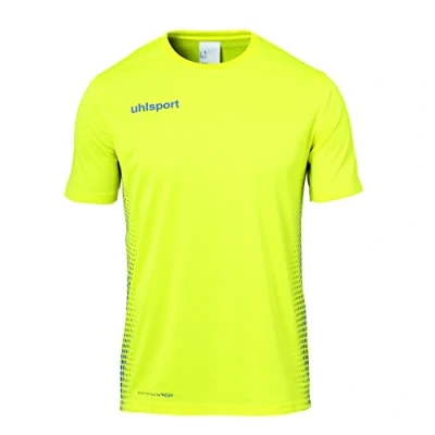 Afbeelding van Uhlsport Score Set Korte Mouw Kind Limoen Geel Azuur Blauw Maat 116