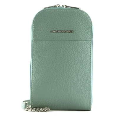 Afbeelding van Mandarina Duck Mellow Leather, verticale houder voor dames, mistraal, eenheidsmaat, Mistral, Eén maat