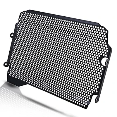 Afbeelding van MT 07 Motorfiets Radiator Grille Guard Aluminium Bescherming Cover voor MT07 2018 2019 2020 2021 2022 2023 2024 Zwart