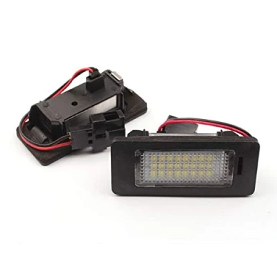 Afbeelding van FOLGEMIR TOP LED kentekenplaatverlichting, kentekenplaatjes 6000K wit, CE, foutvrij voor A4 B8 / A5 Q5 TT/Passat 5D R36