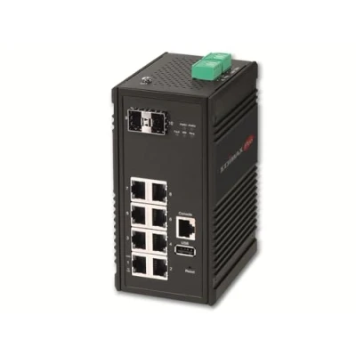 Afbeelding van Edimax IGS 5208 netwerk switch Managed Gigabit Ethernet (10/100/1000) Zwart