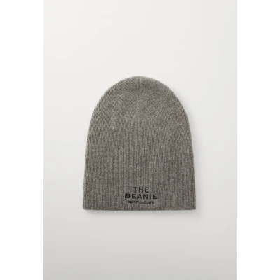 Afbeelding van Marc Jacobs dames The Beanie ribgebreide muts in merino wolblend