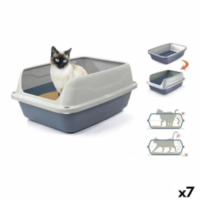 Afbeelding van Kattenbak Georplast Sonic Plastic 44,5 x 34 18,5 cm (7 Stuks)