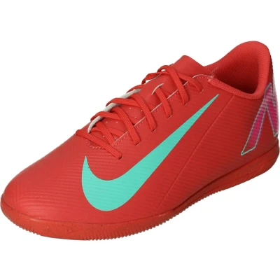 Afbeelding van Nike Performance Vapor 16 CLUB IC Zaalvoetbalschoenen, Maat: 44.5, Ember glow/aurora green Textiel/ synthetisch