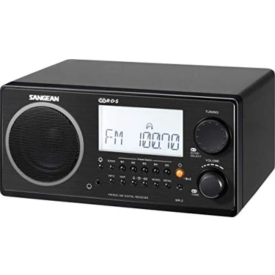 Afbeelding van Sangean WR 2 Radio VHF (FM), Middengolf Zwart