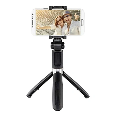 Afbeelding van Hama Selfie Stick Funstand 57 Met Bluetooth Ontspanner Zwart