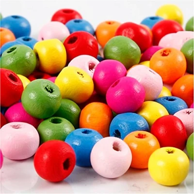 Afbeelding van Creativ Company Houten Kralen Mix 8mm, 90st.