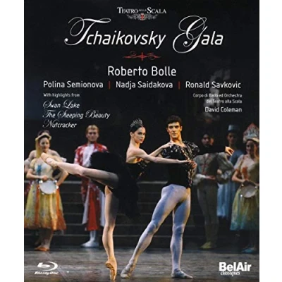 Afbeelding van Corpo Di Ballo Ed Orch estra Del Teatro Alla Scala, David Coleman Tchaikovsky Gala: Swan Lake Sleeping Beauty Nutcraker (Blu ray)
