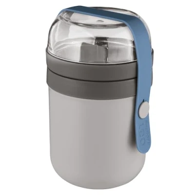 Afbeelding van Lunchbox BergHOFF Leo Line Duo Grijs
