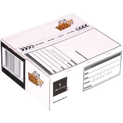 Afbeelding van Postpakketbox 1 CleverPack 146x131x56mm wit