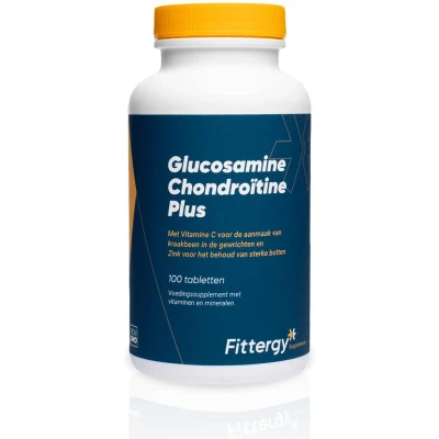 Afbeelding van Fittergy Glucosamine Chondroïtine Plus Tabletten 100TB