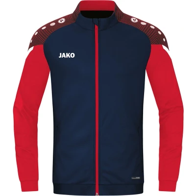 Afbeelding van JAKO Polyestervest Performance Marine/rood