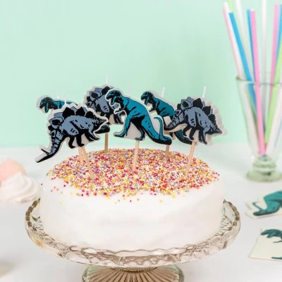 Afbeelding van Rex london feestkaarsjes prehistoric land 6st