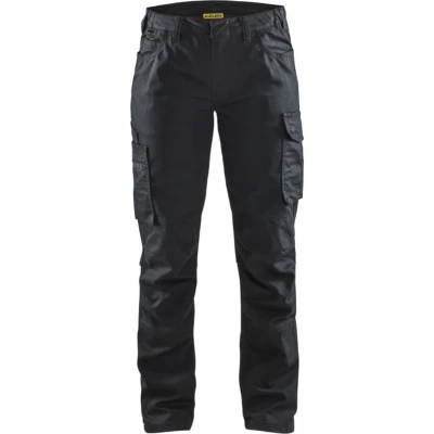 Afbeelding van Blaklader Dames Service werkbroek stretch 7140 1141 Zwart/Zwart