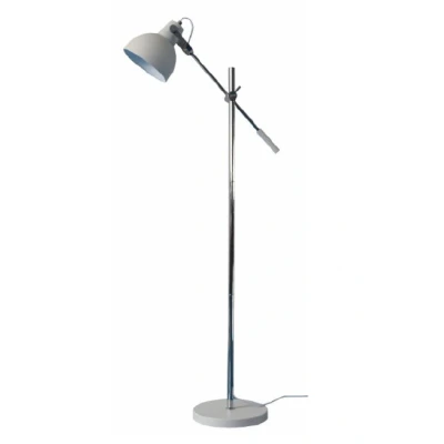 Afbeelding van Arras Single Industrieel Design Vloerlamp 1 Lichts Wit