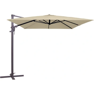 Afbeelding van Zweefparasol monaco flex iii 300x300 cm polyester ecru grade 6 zonwering Madison