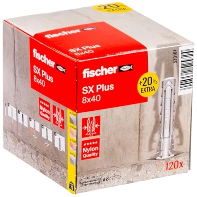 Afbeelding van Fischer SX Plus Plug 40 mm 8 573161 120 stuk(s)