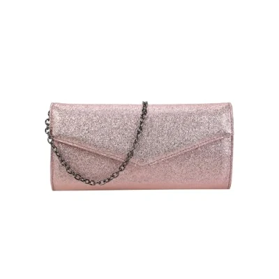 Afbeelding van Buffalo Secco Glitter Clutch, Dames, Maat: One Size, Rose