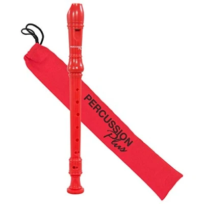 Afbeelding van Percussion Plus PP1612 Kleurrijke Sopraan Descant Recorder Rood