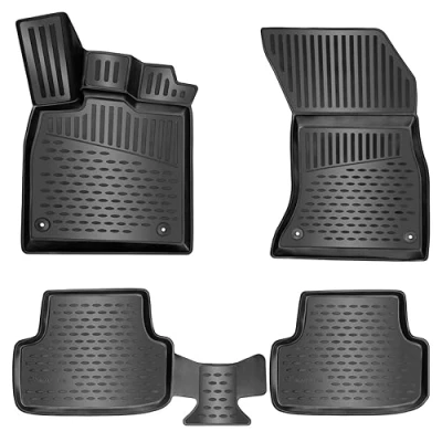 Afbeelding van ELMASLINE 3D rubberen matten set voor Jeep Renegade 2014 2025 Extra hoge rand vloermatten accessoires
