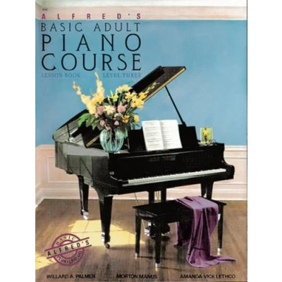 Afbeelding van ALFRED&#039;S BASIC ADULT PIANO COURSE: LESSON BOOK LEVEL 3