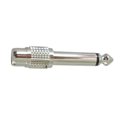 Afbeelding van Sintron X 5044 Audio Adapter [1x Jackplug male 6,3 mm 1x Cinch koppeling] Zilver