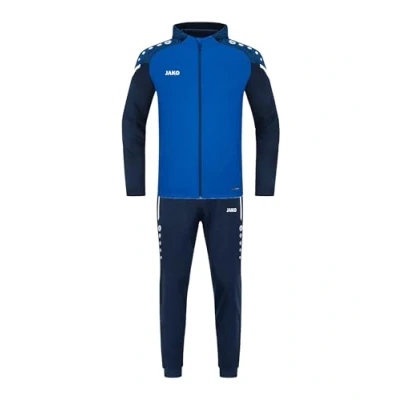 Afbeelding van JAKO Polyester Prestatietrainingspak Met Capuchon, Uniseks Volwassene, Koninklijke Marine, XXL