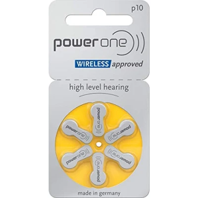 Afbeelding van Power One type p10 hoorapparaatbatterijen, 30 stuks