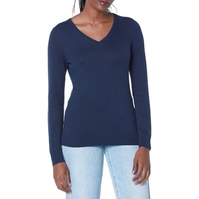 Afbeelding van Amazon Essentials Trui met V hals Trui, Navy, S
