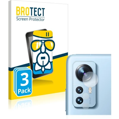 Afbeelding van BROTECT Screenprotector voor Xiaomi 12 (ALLEEN Camera Lens) Folie Beschermfolie Beschermglas transparant (3 Stuks)