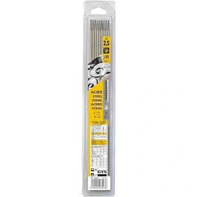 Afbeelding van GYS Elektrodes staal Ø2,5 x 350 mm (50 stuks)