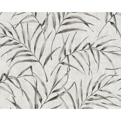 Afbeelding van AS Creation Greenery 37335 2 373352 Grijs / Beige