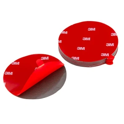 Afbeelding van 3M 4229P Dubbelzijdig plakband montage plakstrips kleefpads diameter 80 mm 10 stuks