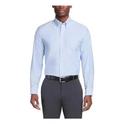 Afbeelding van Van Heusen Mens Dress Shirts Regular Fit Oxford Solid Button Down Collar