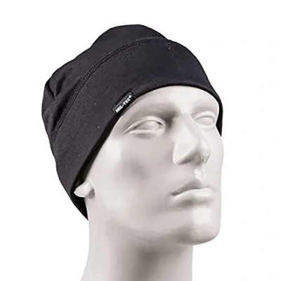 Afbeelding van Mil Tec beanie muts 12144102 zwart eenheidsmaat