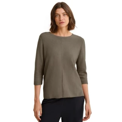 Afbeelding van Cecil Struktur Trui, Dames, Maat: Large, Braun