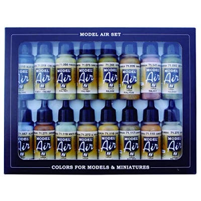 Afbeelding van Model Air German Colors WWII Europe &amp; Africa 16 kleuren 17ml 71208